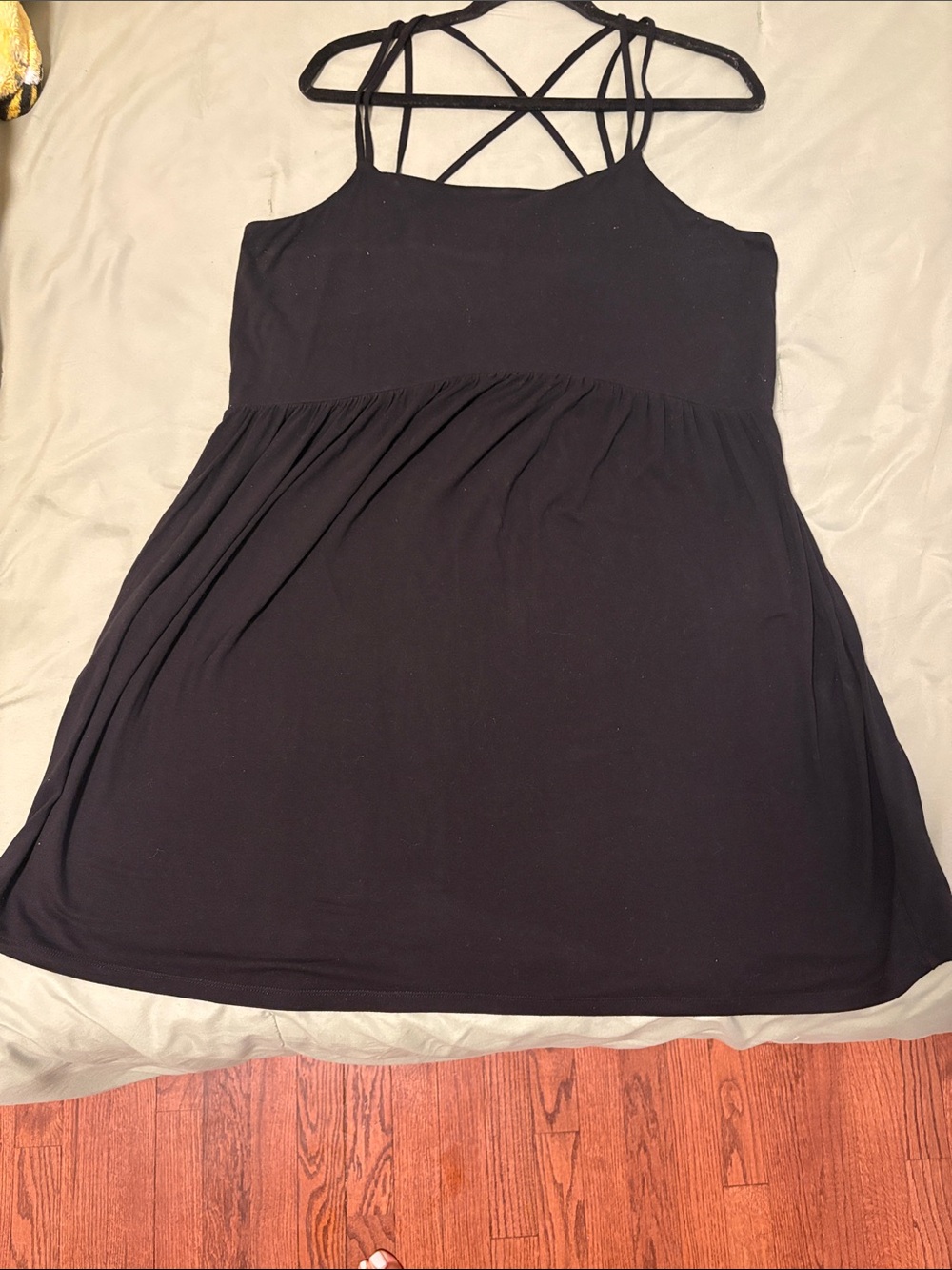 Old Navy Black Strappy Midi Dress